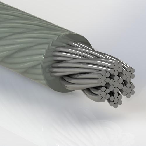 Cable acier gainé, Cable pyrofeu, Fabrication francais de qualité